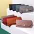Fashionable and simple three-fold long women's wallet