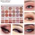 Pearlescent matte 18-color earthy eyeshadow palette